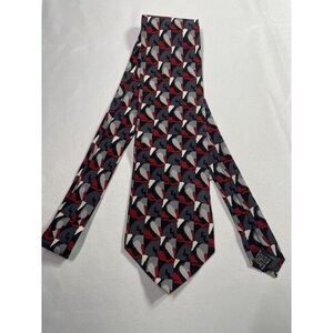 Giorgio Moreschi Geo Print Vintage Silk Tie